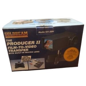 Goldbeam Film-to-Video Transfer Device Producer 2 Macrolens GV 20N